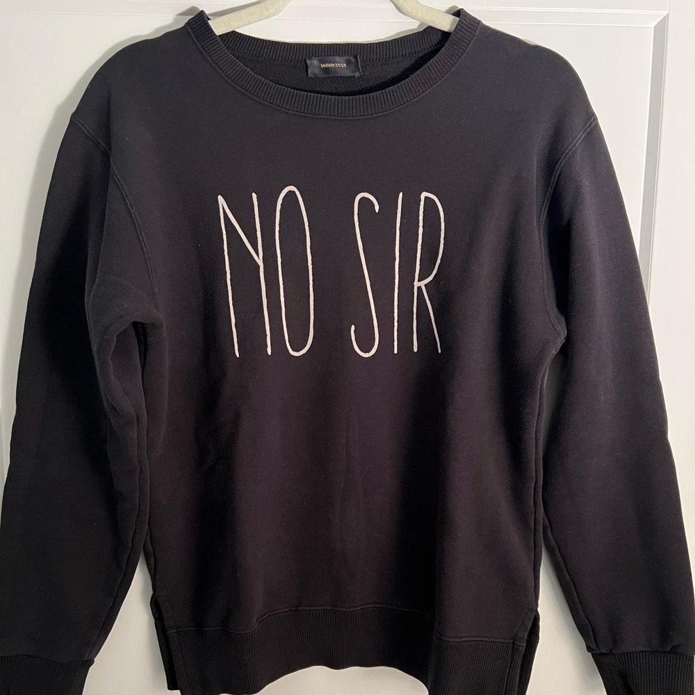 UNDERCOVER ‘NO SIR’ SWEATSHIRT
